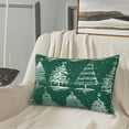 thumbnail image 5 of Pofeuu Christmas Trees Print Polyester Microfiber Plush Pillowcases, Super Soft and Cozy Pillow Case Covers with Envelop Closure（Pillow core not included）-20"x30", 5 of 6
