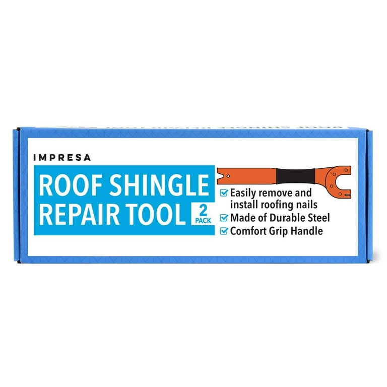 IMPRESA Pack of 2 Shingle Nail Puller - Safety Orange Ergonomic