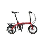 Pace 3.0 - SOLOROCK 14" 3 Speed Aluminum Folding Bike - Red