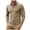 Khaki, variant on GEWSEY Mens Long Sleeve Polo Shirt Classic Casual Button Collared Fashion Golf Shirts (Hot Pink, 3XL)