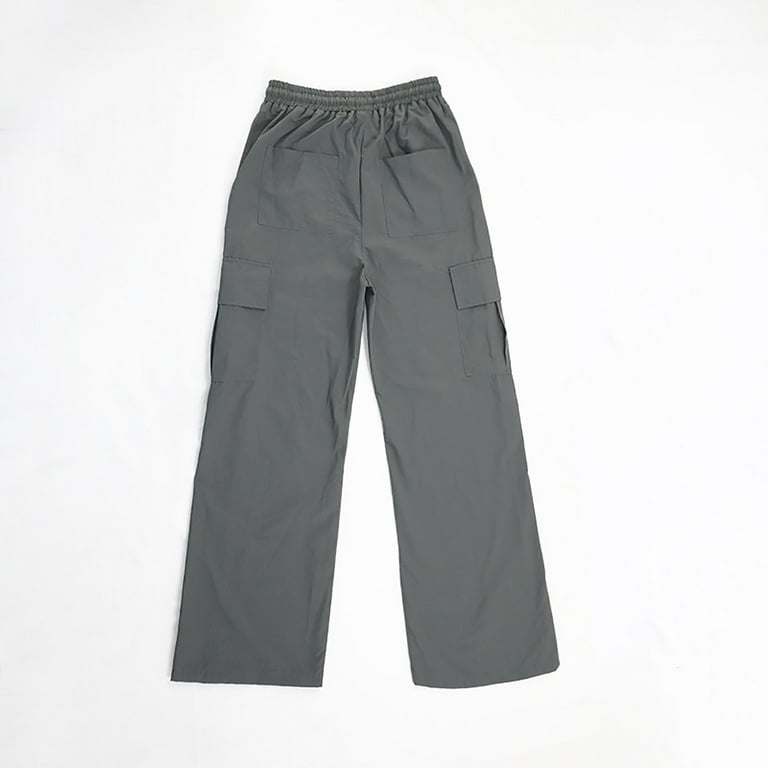 Hfyihgf Women Low Waist Baggy Cargo Pants Drawstring Elastic Hfyihgf Women Low Waist Baggy Cargo Pants Drawstring Elastic