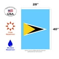 thumbnail image 2 of Toland Home Garden Flag of Saint Lucia House Flag, 2 of 5