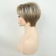 thumbnail image 5 of Peluca Corta Recta Rubia con Corte para Mujer, Sintética Natural para Uso Diario, Fibra de Alta Temperatura, 5 of 7