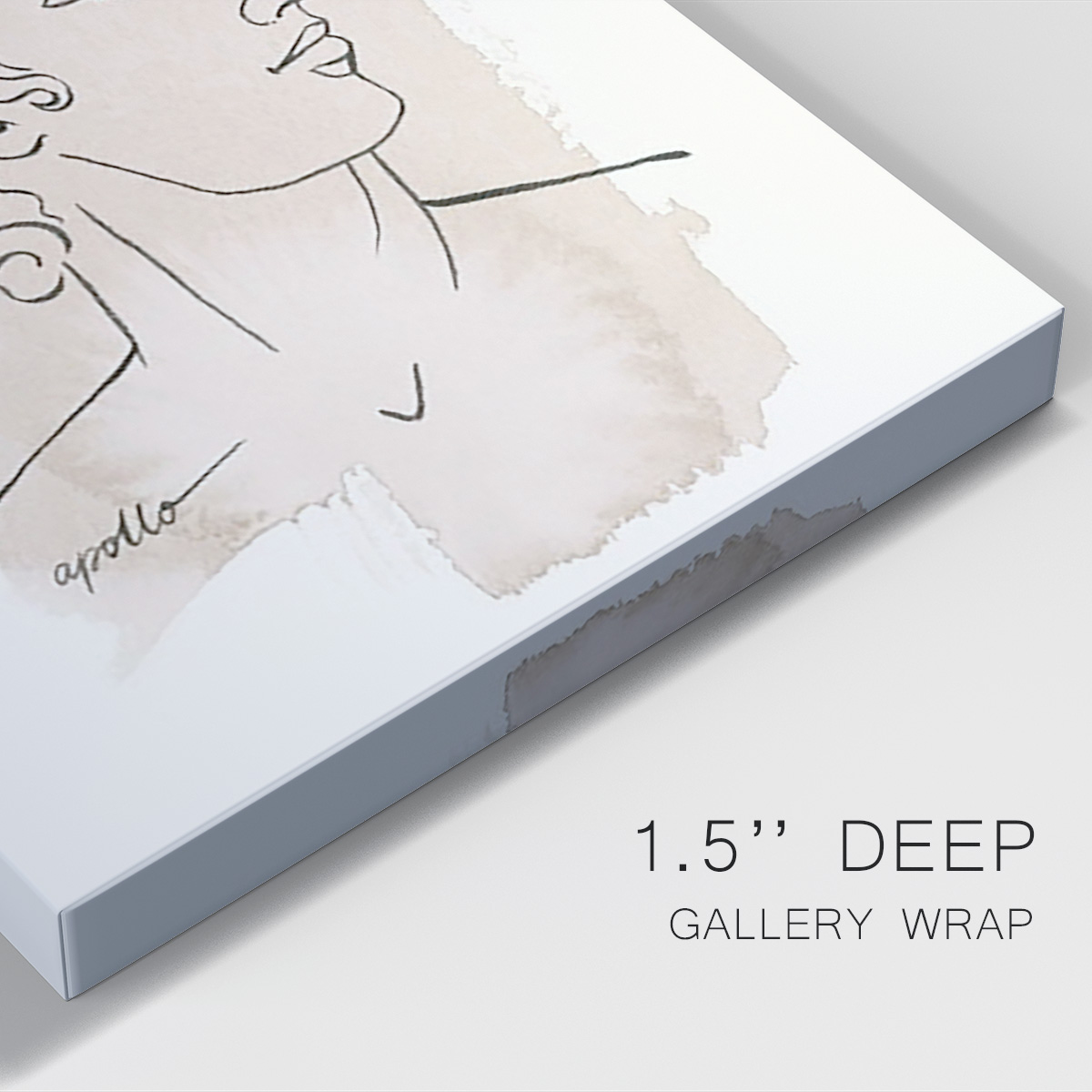 Greek Busts IV Premium Gallery Wrapped Canvas - Ready to Hang