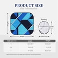 thumbnail image 4 of Multi-Size 2pce Car Front Glass Visor Collapsible Sunscreen No Odor Comfortable For Most Cars Suv Trucks Darkgray Geometric Patterns_1, 4 of 7