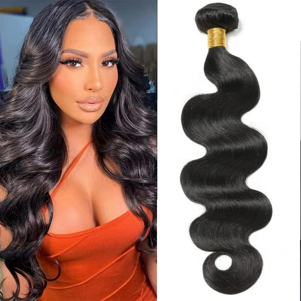 Hswpawk 12A paquetes de cabello humano onda del cuerpo 28 pulgadas un paquete sin procesar brasileño virgen cuerpo onda paquetes cabello humano color negro natural onda del cuerpo paquete trama de c