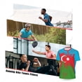 thumbnail image 5 of Exclusive design Azerbaijan Flag Grain 3D Printed Men For Running Bike Soccer Tennis Fitness Sports tshirt Mesh Fans T-shirt, 5 of 12