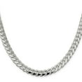 thumbnail image 2 of Primal Silver Sterling Silver 7.35mm Domed Curb Chain, 2 of 4