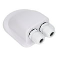 ABS Cable Junction Box Waterproof Solar Panel Double Wire Cable Entry