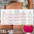 thumbnail image 3 of Zorckvet Womens Breathable Panties Plus Size Briefs Cotton Comfort Underwear for Women Full Coverage, 3 of 4