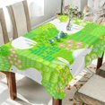 thumbnail image 4 of Coolnut Easter Rabbit Rectangle Tablecloth, Waterproof Washable Polyester Table Cover for Kitchen Dinner Party, 54 x 72 Inch House Decor, 4 of 7
