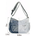 thumbnail image 4 of Denim Crossbody Shoulder Bag for Women Vintage Jean Casual Purse with Adjustable Strap, 4 of 6