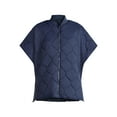thumbnail image 5 of Time and Tru Women's Quilted Puffer, L/XL, Navy, Nylon, 5 of 5