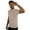 Beige, variant on Men's 100% Cotton Undershirt Regular Fit, Crew Neck with Sewn-In, Absorbent, Waterproof Underarm Shields