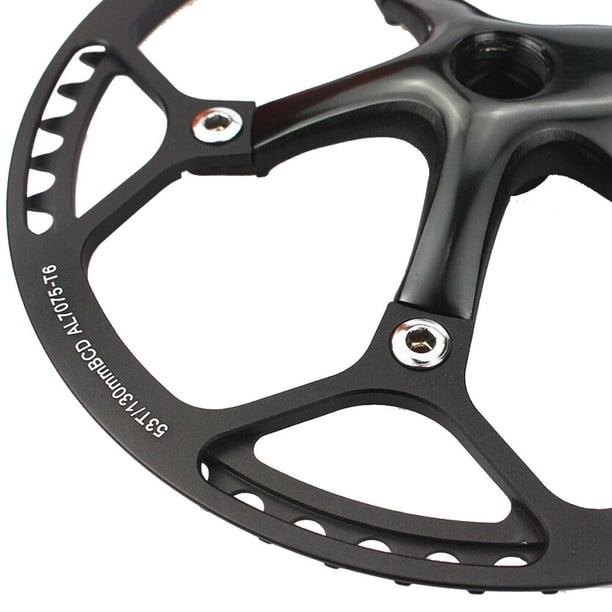 Pédalier alu avec carter chaîne P2R 9V - Sport