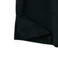 thumbnail image 3 of Chiccall Plus Size Cotton Linen Shirts for Men Solid Summer Tops Button Up Short Sleeve Casual Stand Collar T Shirts, 3 of 6