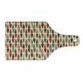 thumbnail image 1 of Retro Cutting Board, Sixties and Seventies Style Geometric Round Shaped Repeated Symmetric Design, Decorative Tempered Glass Cutting and Serving Board, Wine Bottle Shape, Multicolor, by Ambesonne, 1 of 1