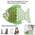 thumbnail image 2 of Slow Feeder Cat Bowls, 2 Pack Fish-Shaped Silicone Puzzle Feeders for Kitten Puppy Small Dogs, Anti-Choking Puzzle Dog Cat Food Bowls, Lick Treat Mat for Healthy Eating & Anxiety Relief (Blue+Green), 2 of 11