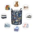 thumbnail image 4 of Gaeub Marine Nautical Dirty Clothes Storage Basket, Toy Storage Bin for Storing Clothing, Diapers, Toys-Medium, 4 of 6