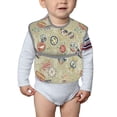 thumbnail image 6 of Hirioo Marine Sailing Badges for Baby Waterproof Pocket Bib Adjustable Closed for Babies Toddlers with Large Pocket 6-24Months, 6 of 8