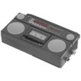 thumbnail image 4 of Dollhouse Building Supplies Mini Radio Model Decorative Miniature Dollhouse Radio Black 5.5X3.5cm Rectangular Shape 1Pack, 4 of 5