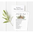 thumbnail image 3 of Inkdotpot 50Find The GuestBaby Shower Game Party Supply Gender Neutral Leaves & Animals Icebreaker Party Game, 3 of 5