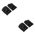 thumbnail image 4 of maskred Fashionable Retro PU Leather Men s Fingerless Driving Cycling Gloves Black Button L 2Set, 4 of 6