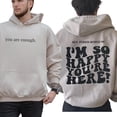 thumbnail image 3 of Dear Person Behind Me You Are Enough Hoodie for Men and Women, Mental Health Awareness Pullover, Sizes S-5XL, 3 of 6