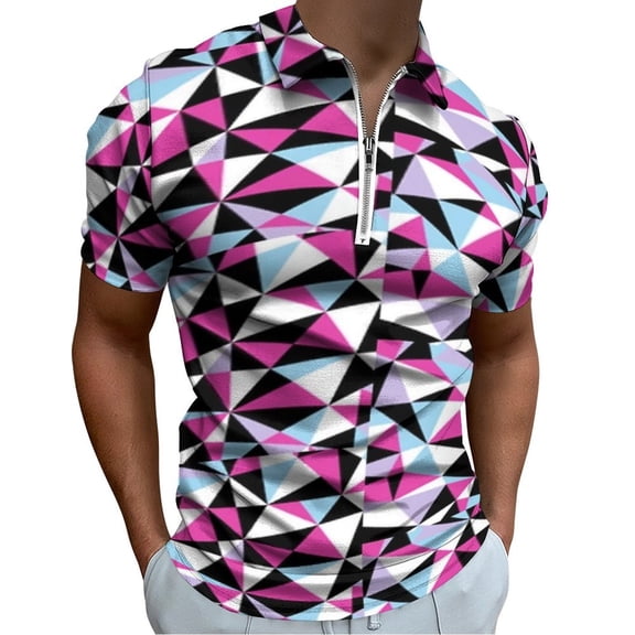 Abbey Bominable Men Zipper T-shirt Summer Casual Short Sleeve T-shirt Top