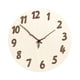 thumbnail image 4 of Reloj de pared de madera con diseño de arte de pared silencioso, moderno, rústico, creativo y decorativo, para comedor, cocina, hogar, estudio y decor, 4 of 9