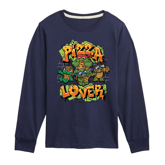 Teenage Mutant Ninja Turtles Mutant Mayhem - Pizza Lover - Toddler & Youth Long Sleeve Graphic T-Shirt