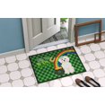 thumbnail image 4 of Bichon Frise St. Patrick's Day Indoor or Outdoor Mat 24x36 36 in x 24 in, 4 of 5