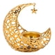 thumbnail image 1 of Candelera de Arte Golden Moon Shape Metal Románica Moderna Reduce de Estrés Velera de Arte, 1 of 7