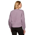 thumbnail image 2 of RBX Active Women's Ultra Soft Athleisure Crewneck Cropped Sweatshirt, 2 of 5