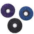 thumbnail image 2 of 3Pcs Angle Grinder Polishing Disc Elastic Resin Grinding Wheel Polishing Pad 4.5in 115mm, 2 of 5