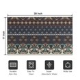 thumbnail image 5 of Boho Blue Elaborate Ethnic Pattern Door Rugs,Washable Non Slip Door Mats Indoor,Decorative Door Mats,Entry Mat Indoor for Entrance,Bedroom,Kitchen,Bathroom,17"x30", 5 of 6