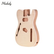 Muslady TL-FT03 Unfinished Guitar Body Mahogany Wood Blank Guitar Barrel for TELE Style Electric Guitars DIY Parts