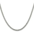thumbnail image 3 of Chisel Stainless Steel Polished 3.3mm Bismark Chain - 20", 3 of 8