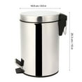 thumbnail image 4 of Step Pedal Trash Can Trash Can, Stainless Steel Garbage Bin, Office For Home, 4 of 8