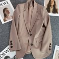 thumbnail image 3 of Blazer elegante para mujer, abrigo de traje informal deportivo, chaqueta de lujo de moda coreana, ropa de mujer de Color sólido, primavera y otoño, 3 of 5