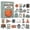 Advent Calendar-59, variant on 2026 Advent Calendar for Adults, 24 Days Countdown Calendar, 2D Flat Acrylic Spooky Guinea Pig Countdown Pendant Set with Daily Collectible Ornaments, Gifts For Family & Friends