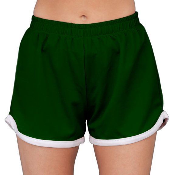 Adult Unisex Lightweight Workout Green Running Shorts