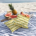 thumbnail image 5 of Summer Lemons Outdoor Pillow Covers Pack of 2 Yellow Fruit Leaf Striped White Background Waterproof Throw Pillow Covers Decorative Cushion Cases for Patio Garden Tent Balcony Couch 24x24 inch, 5 of 9