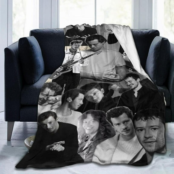 Joseph Quinn Blanket Anti-Pilling Throw Blanket Plush Blanket Lightweight & Ultra-Soft, Warm & Comfy Flannel Fleece Blanket for Couch, Bed, Sofa, 40x50
