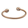 thumbnail image 2 of Magnetic Copper Bracelet Therapy Arthritis Pain Relief Bangle Magnetic Bracelet, 2 of 8