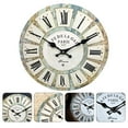 thumbnail image 3 of DEMACRIO Wall Clock Vintage French Country Style 1Pcs 13.8X13.8X1.2In, 3 of 7
