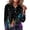 Black-A#170830HH, variant on Hearthz Christmas Waffle Knit Polo Shirt for Women Christmas Tree Print Henley Shirts for Women Button V Neck Long Sleeve Tennis Tops Relaxed Fit Office Daily T Shirts for Women