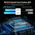 thumbnail image 3 of GK18 Android TV Box, Octa-Core Processor, 2GB RAM +16GB ROM, Android 14, Wi-Fi 6, BT5.2, 8K Ultra HD, HDR10+, IR Remote Control, 3 of 5