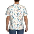 thumbnail image 2 of Naloa Tulips Flowers Men's T-Shirt Sport T-shirt Men's Basic Tee Casual Men's Shirt, Round Neck, Short Sleeves - Small, 2 of 5