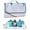 Geometric Half-color-6'8" x 6'8" (Square), variant on Picnic Blanket Foldable Waterproof Sand Mat 80" X Extra Large Outdoor Beach For Camping Hiking Travel Family Concerts